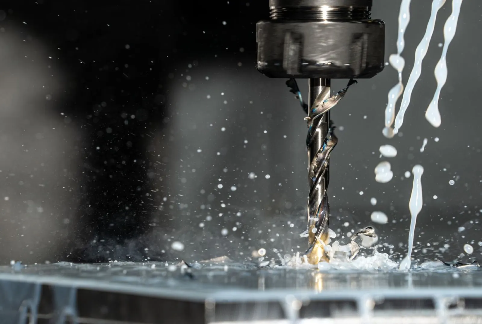 Präzise Metallbearbeitung in der Werkstatt